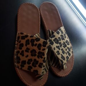 Stylish Leopard Print Sandals